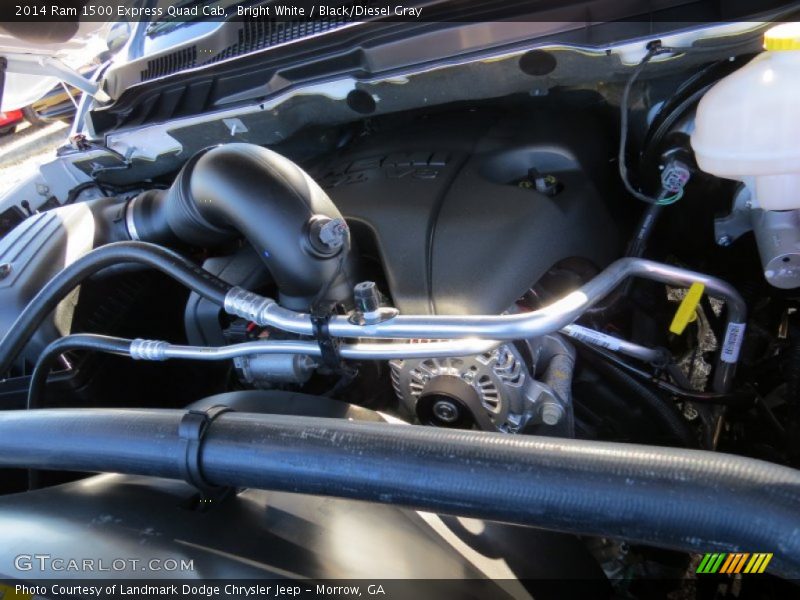 Bright White / Black/Diesel Gray 2014 Ram 1500 Express Quad Cab