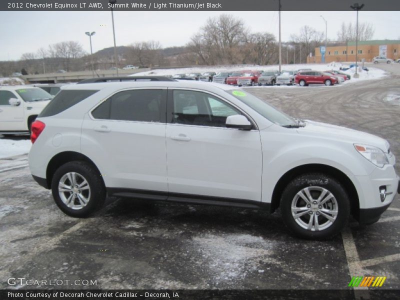 Summit White / Light Titanium/Jet Black 2012 Chevrolet Equinox LT AWD
