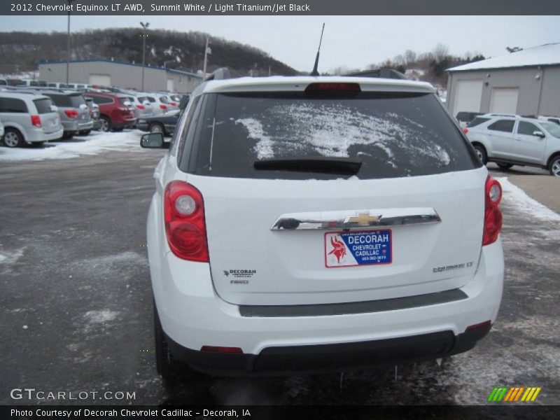 Summit White / Light Titanium/Jet Black 2012 Chevrolet Equinox LT AWD