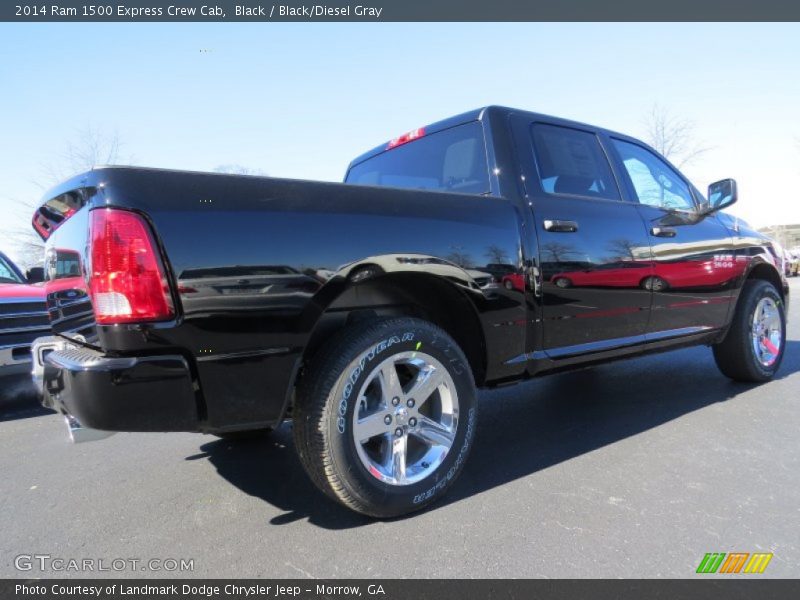 Black / Black/Diesel Gray 2014 Ram 1500 Express Crew Cab