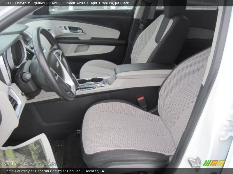 Summit White / Light Titanium/Jet Black 2012 Chevrolet Equinox LT AWD