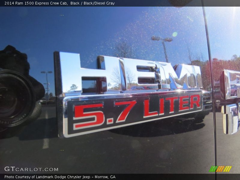 Black / Black/Diesel Gray 2014 Ram 1500 Express Crew Cab