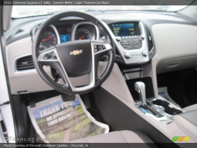 Summit White / Light Titanium/Jet Black 2012 Chevrolet Equinox LT AWD