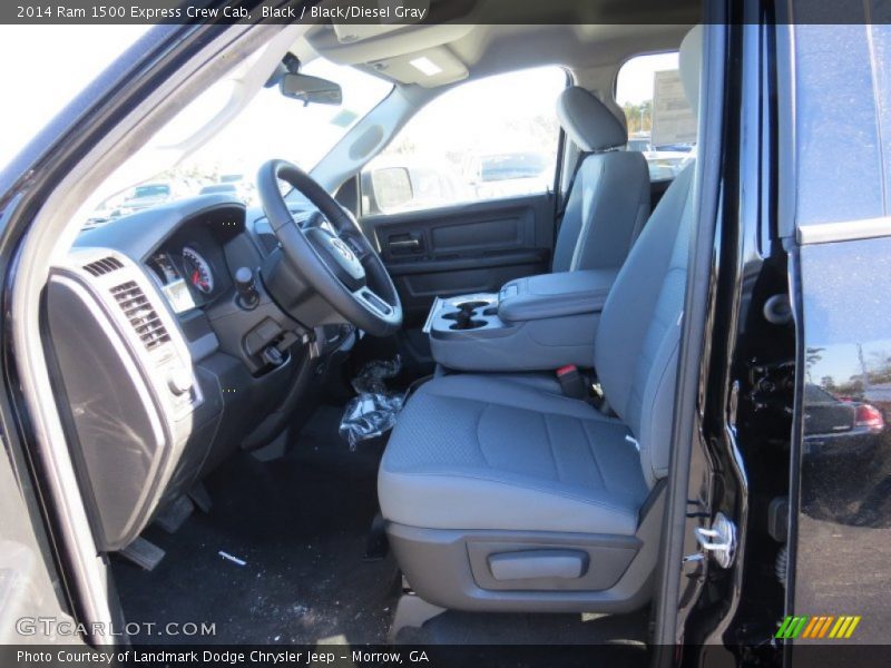 Black / Black/Diesel Gray 2014 Ram 1500 Express Crew Cab