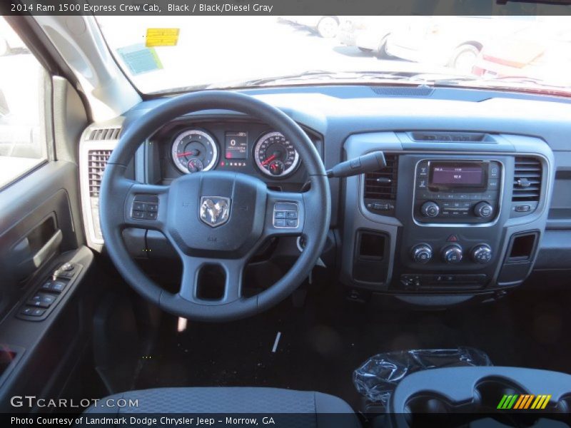 Black / Black/Diesel Gray 2014 Ram 1500 Express Crew Cab