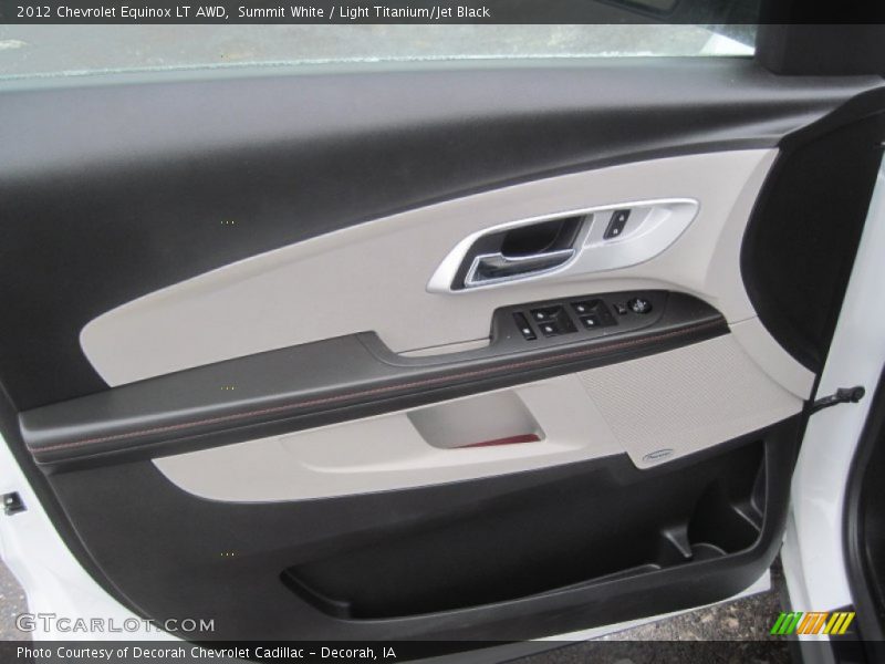 Summit White / Light Titanium/Jet Black 2012 Chevrolet Equinox LT AWD