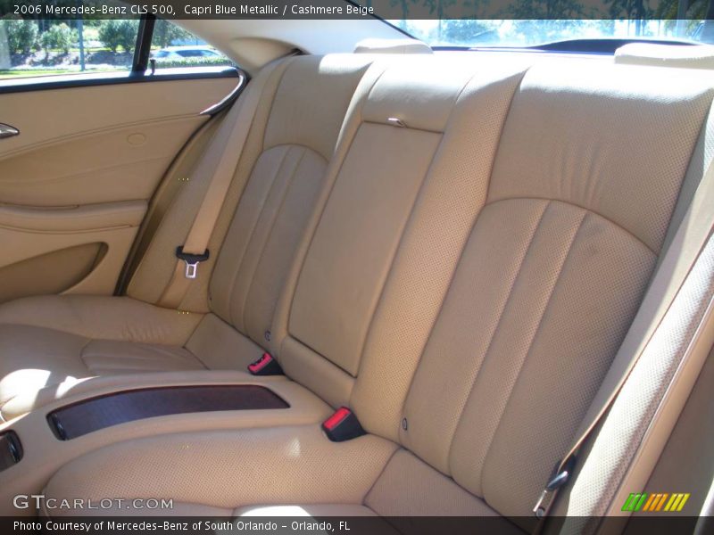 Capri Blue Metallic / Cashmere Beige 2006 Mercedes-Benz CLS 500
