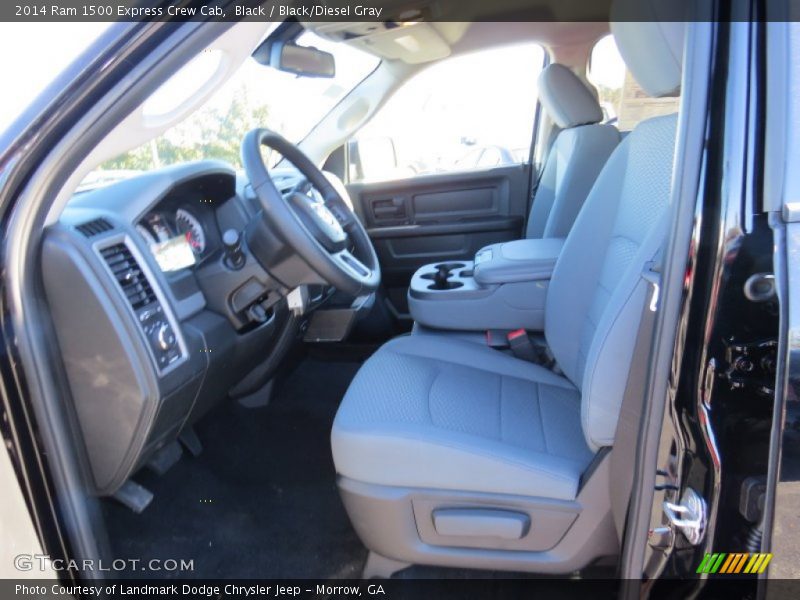 Black / Black/Diesel Gray 2014 Ram 1500 Express Crew Cab