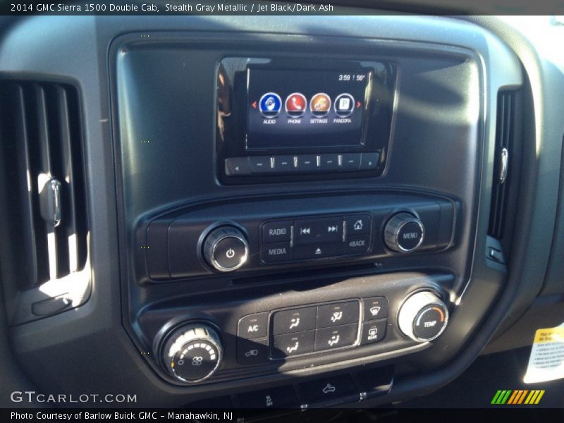 Stealth Gray Metallic / Jet Black/Dark Ash 2014 GMC Sierra 1500 Double Cab