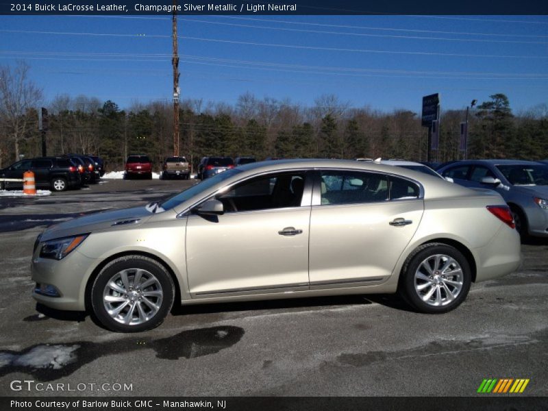  2014 LaCrosse Leather Champagne Silver Metallic