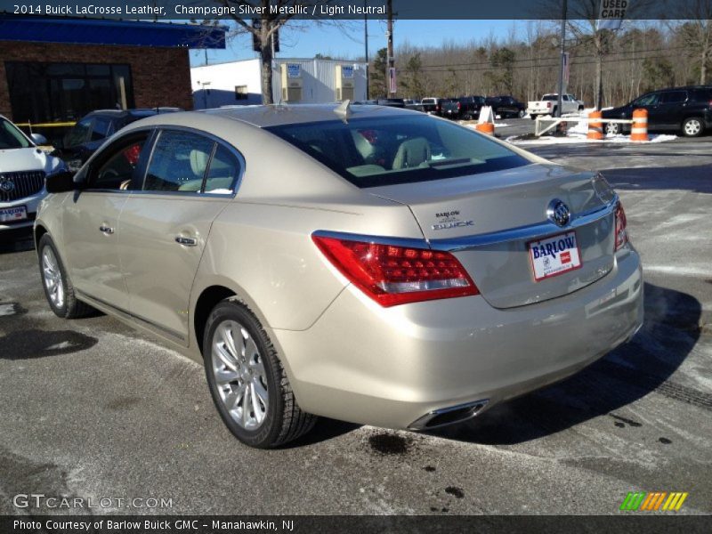 Champagne Silver Metallic / Light Neutral 2014 Buick LaCrosse Leather