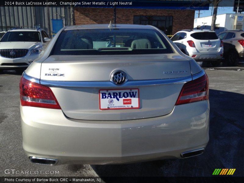 Champagne Silver Metallic / Light Neutral 2014 Buick LaCrosse Leather