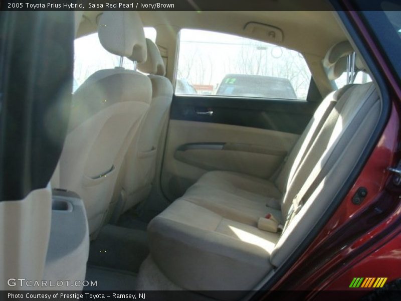 Salsa Red Pearl / Ivory/Brown 2005 Toyota Prius Hybrid