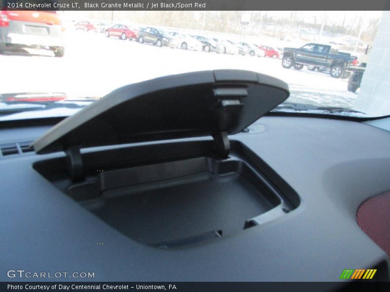 Black Granite Metallic / Jet Black/Sport Red 2014 Chevrolet Cruze LT