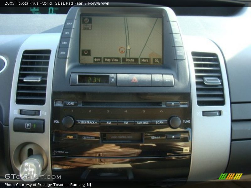 Salsa Red Pearl / Ivory/Brown 2005 Toyota Prius Hybrid