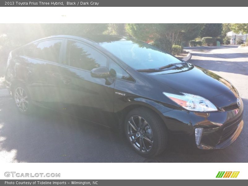 Black / Dark Gray 2013 Toyota Prius Three Hybrid