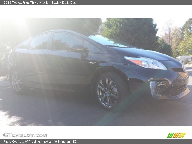 Black / Dark Gray 2013 Toyota Prius Three Hybrid
