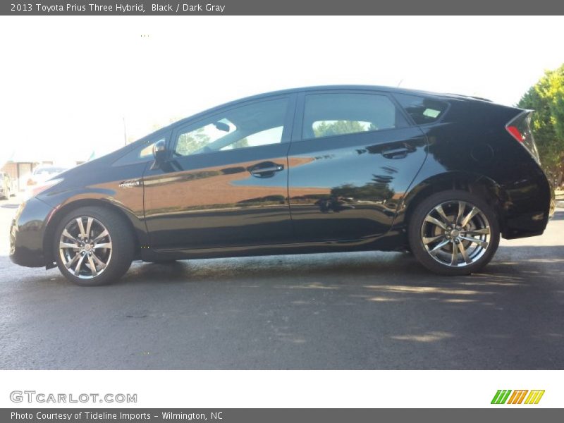 Black / Dark Gray 2013 Toyota Prius Three Hybrid