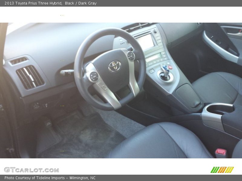Black / Dark Gray 2013 Toyota Prius Three Hybrid