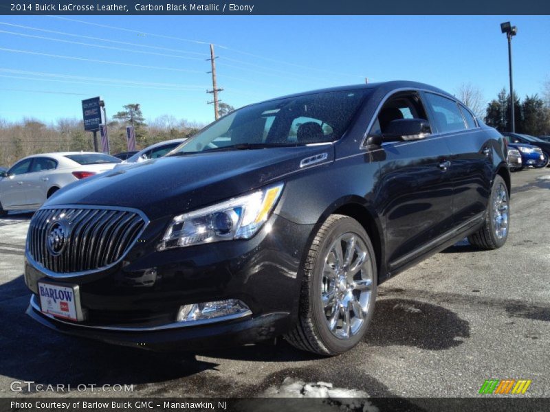 Carbon Black Metallic / Ebony 2014 Buick LaCrosse Leather