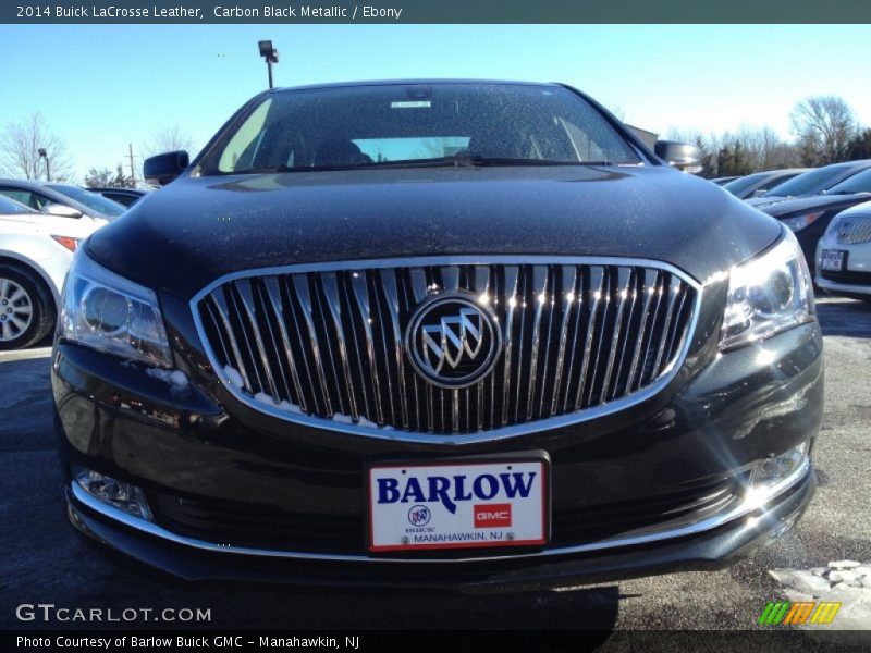 Carbon Black Metallic / Ebony 2014 Buick LaCrosse Leather