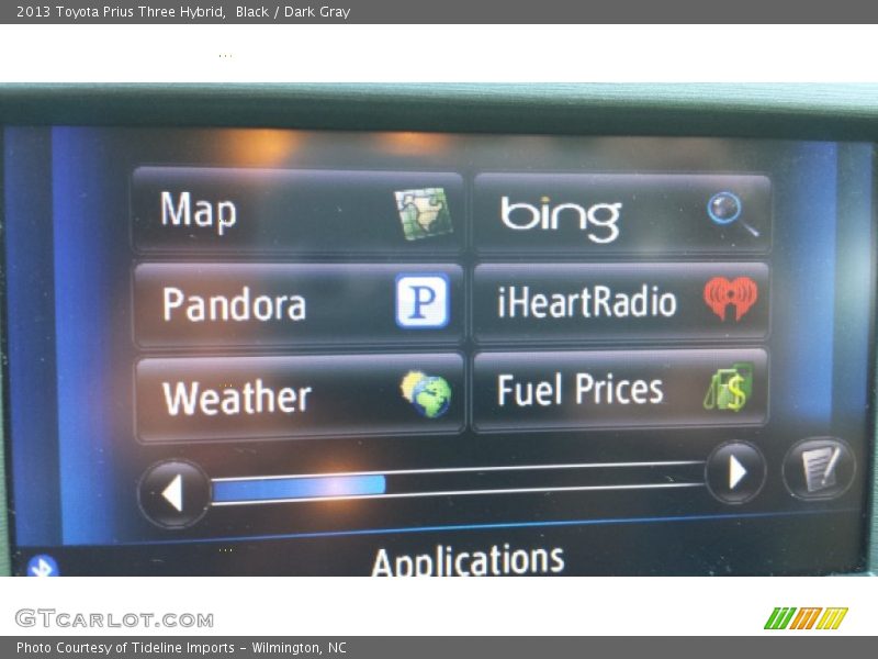 Black / Dark Gray 2013 Toyota Prius Three Hybrid
