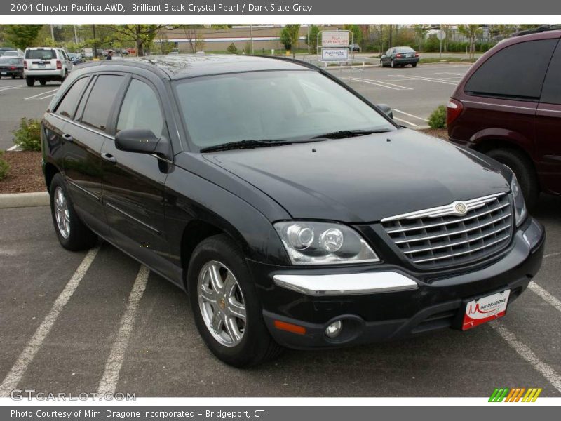 Brilliant Black Crystal Pearl / Dark Slate Gray 2004 Chrysler Pacifica AWD