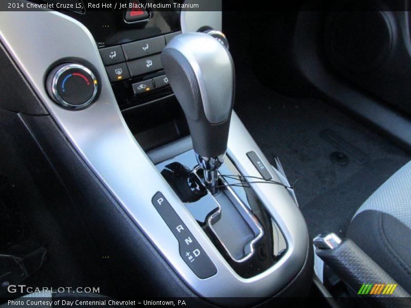 Red Hot / Jet Black/Medium Titanium 2014 Chevrolet Cruze LS