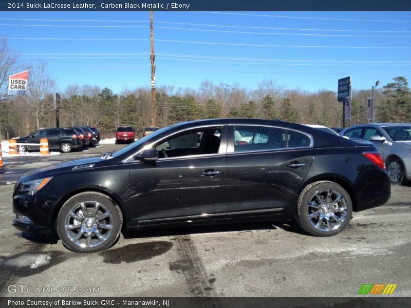 Carbon Black Metallic / Ebony 2014 Buick LaCrosse Leather