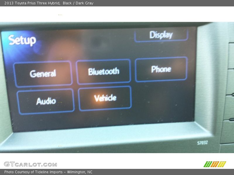 Black / Dark Gray 2013 Toyota Prius Three Hybrid