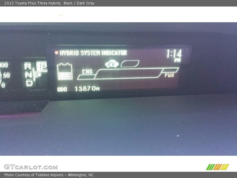 Black / Dark Gray 2013 Toyota Prius Three Hybrid