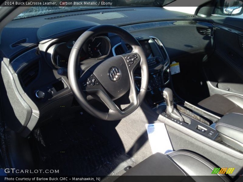 Carbon Black Metallic / Ebony 2014 Buick LaCrosse Leather