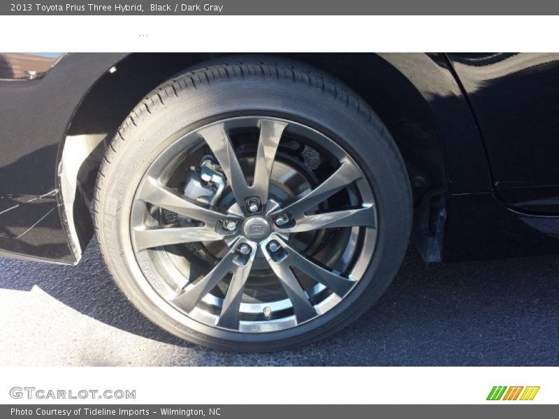 Black / Dark Gray 2013 Toyota Prius Three Hybrid