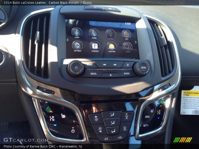 Carbon Black Metallic / Ebony 2014 Buick LaCrosse Leather