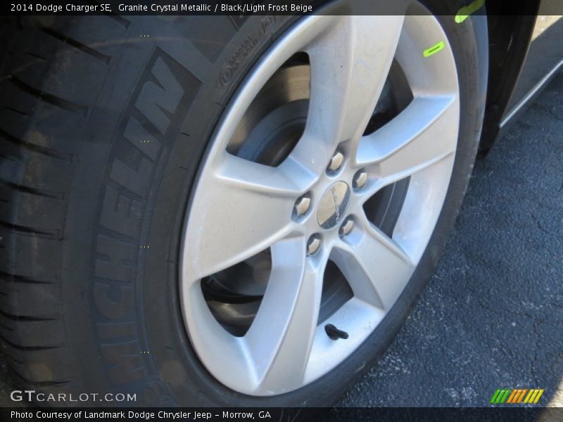 Granite Crystal Metallic / Black/Light Frost Beige 2014 Dodge Charger SE