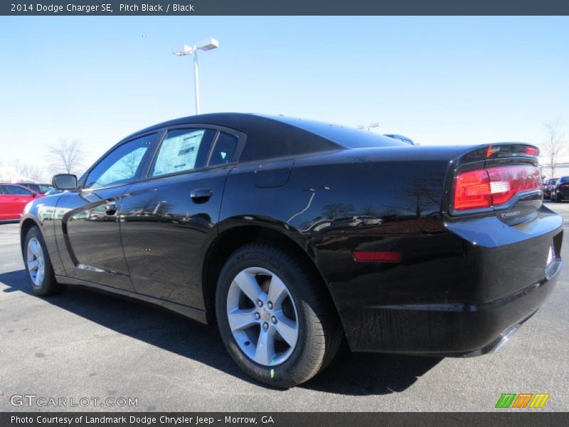 Pitch Black / Black 2014 Dodge Charger SE