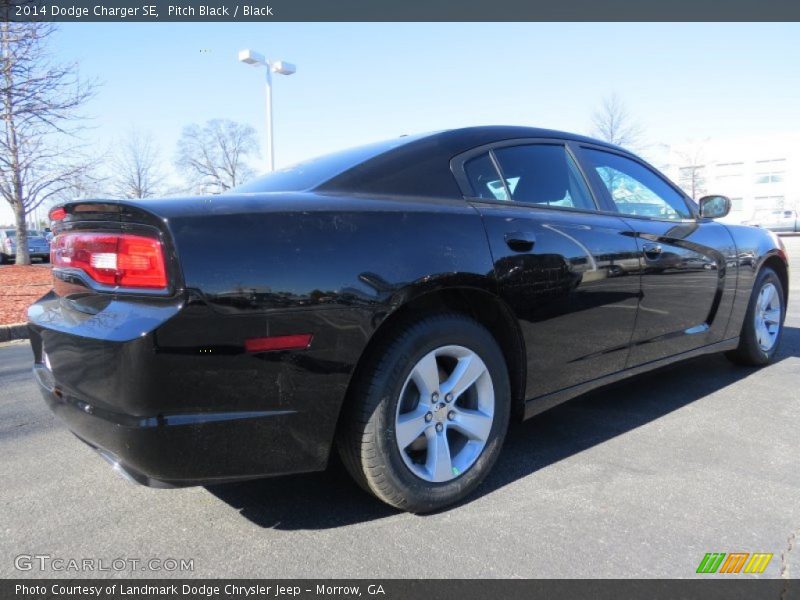 Pitch Black / Black 2014 Dodge Charger SE
