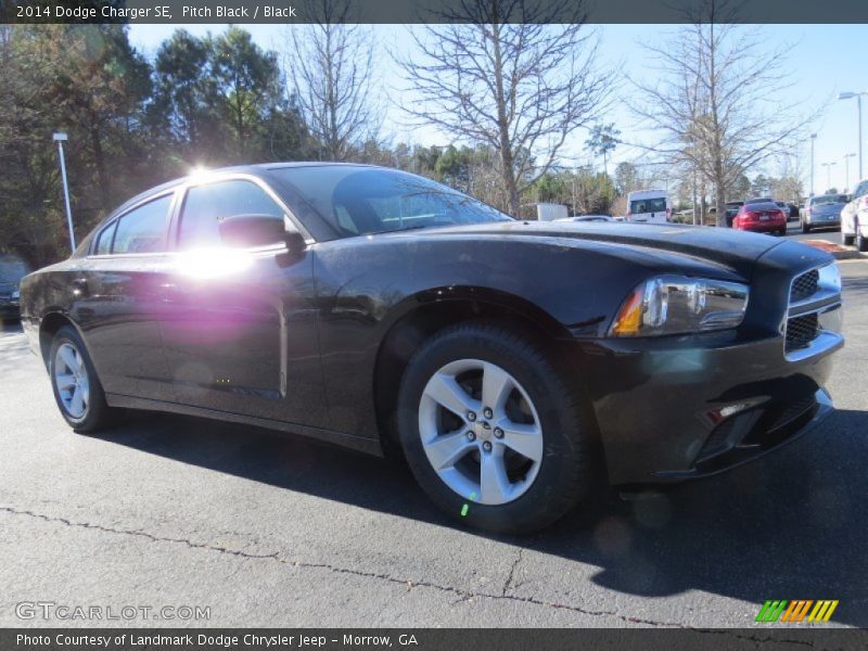 Pitch Black / Black 2014 Dodge Charger SE
