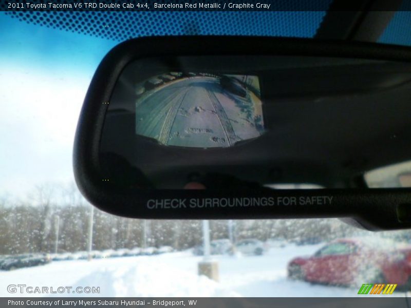 Barcelona Red Metallic / Graphite Gray 2011 Toyota Tacoma V6 TRD Double Cab 4x4