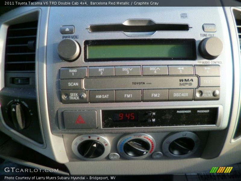 Barcelona Red Metallic / Graphite Gray 2011 Toyota Tacoma V6 TRD Double Cab 4x4