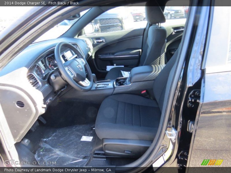 Pitch Black / Black 2014 Dodge Charger SE