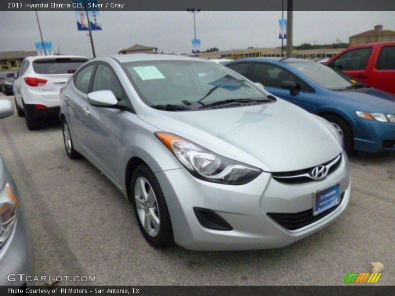 Silver / Gray 2013 Hyundai Elantra GLS