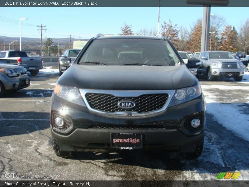 Ebony Black / Black 2011 Kia Sorento EX V6 AWD