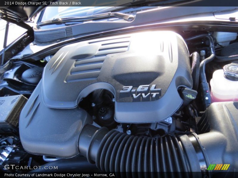 Pitch Black / Black 2014 Dodge Charger SE