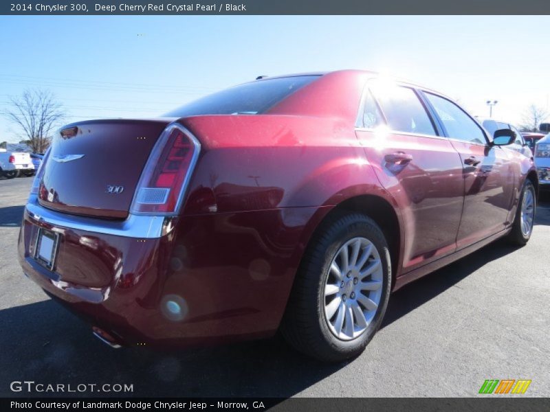 Deep Cherry Red Crystal Pearl / Black 2014 Chrysler 300