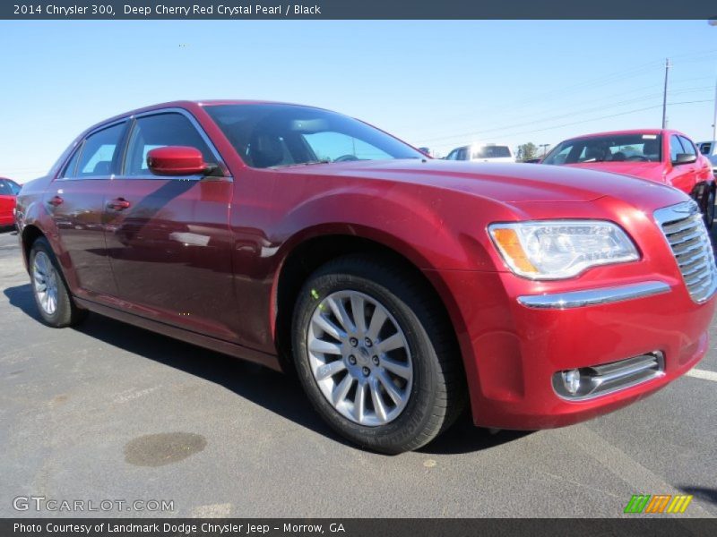 Deep Cherry Red Crystal Pearl / Black 2014 Chrysler 300