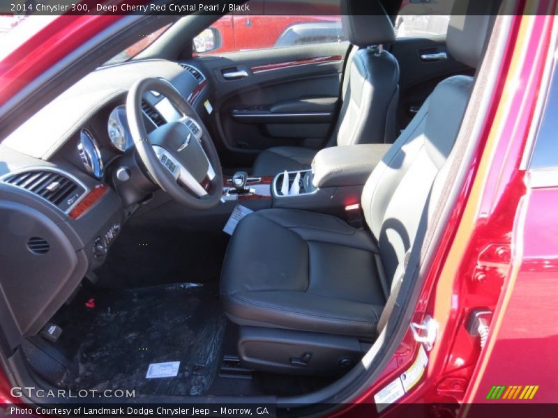 Deep Cherry Red Crystal Pearl / Black 2014 Chrysler 300