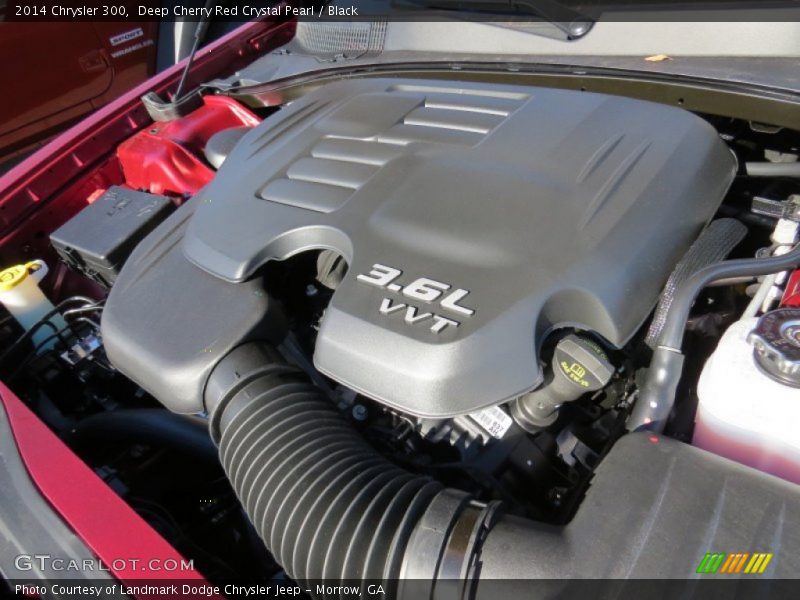 Deep Cherry Red Crystal Pearl / Black 2014 Chrysler 300