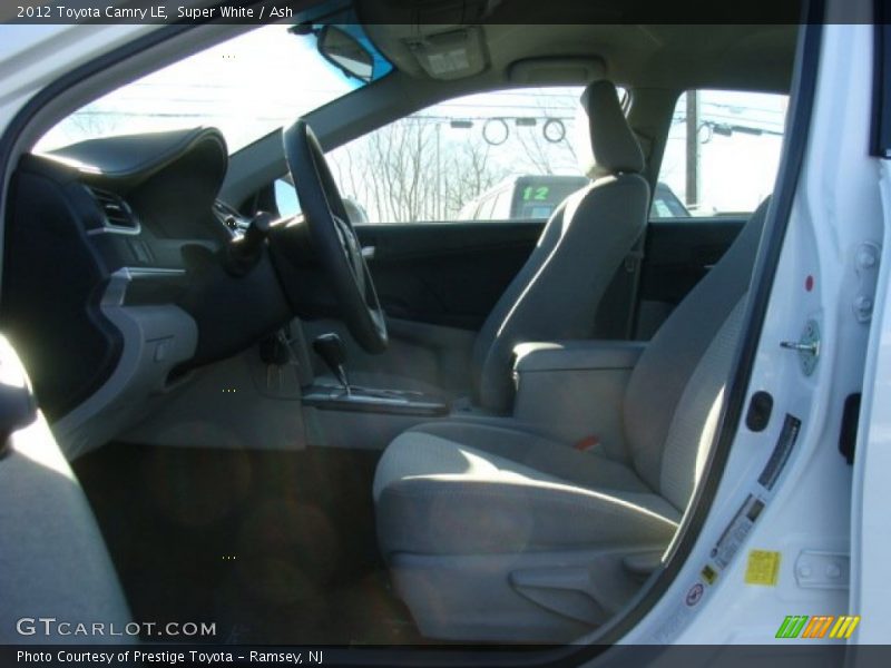 Super White / Ash 2012 Toyota Camry LE