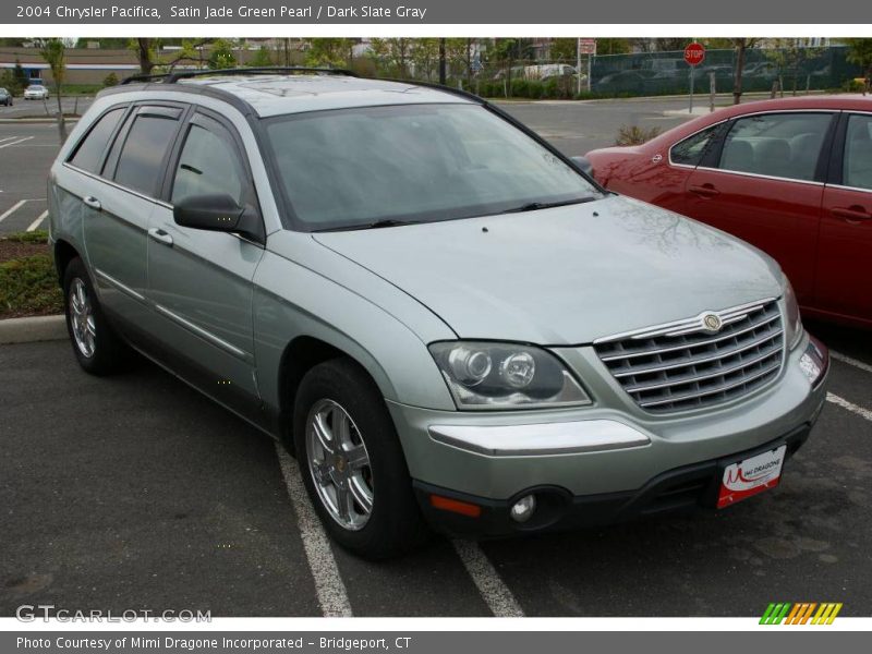 Satin Jade Green Pearl / Dark Slate Gray 2004 Chrysler Pacifica